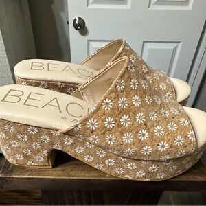 Tan Floral Women's Shoes